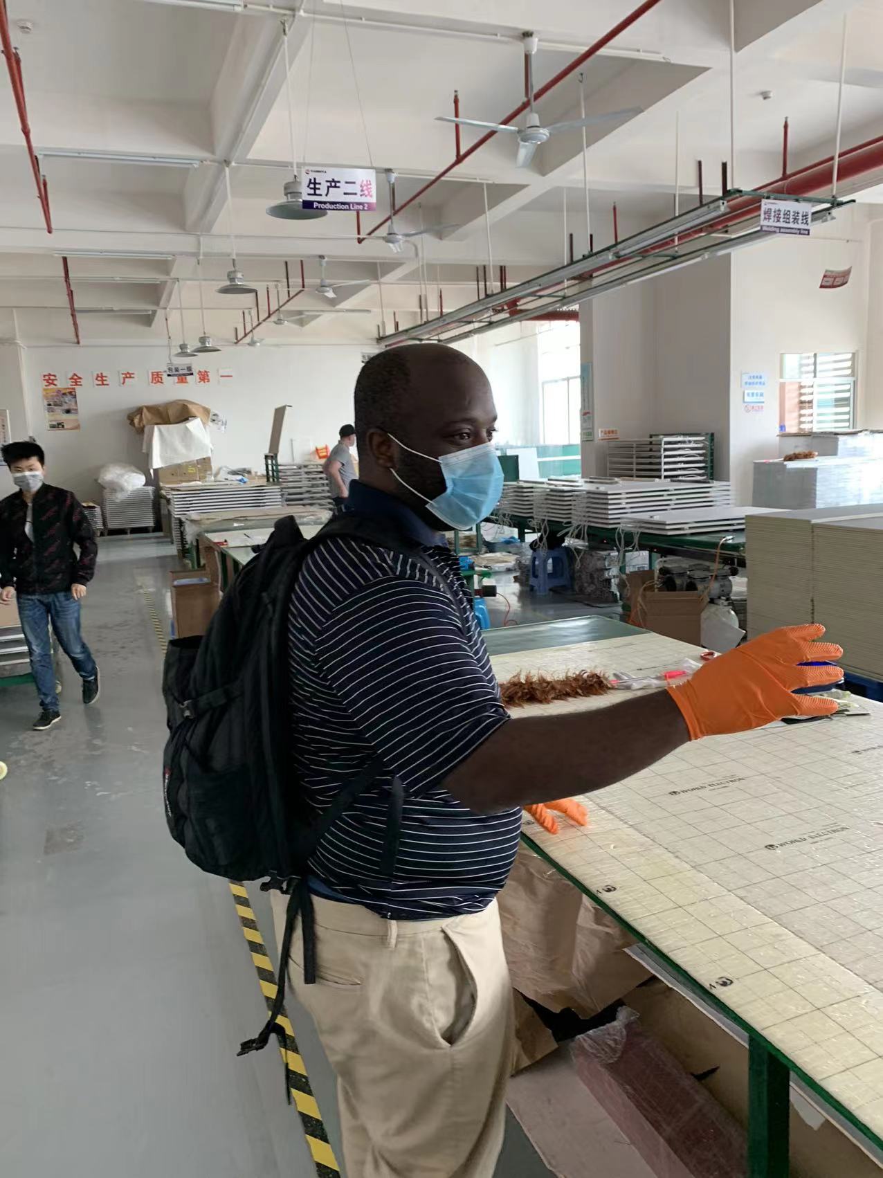 Team walkthrough with suppliers